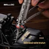 BELLOC titanium alloy ratchet screwdriver retro edc with built-in bit and portable multi-functional combination tool