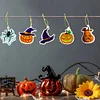 10Pcs Ornement D&rsquo;Halloween Diamant Pendentif