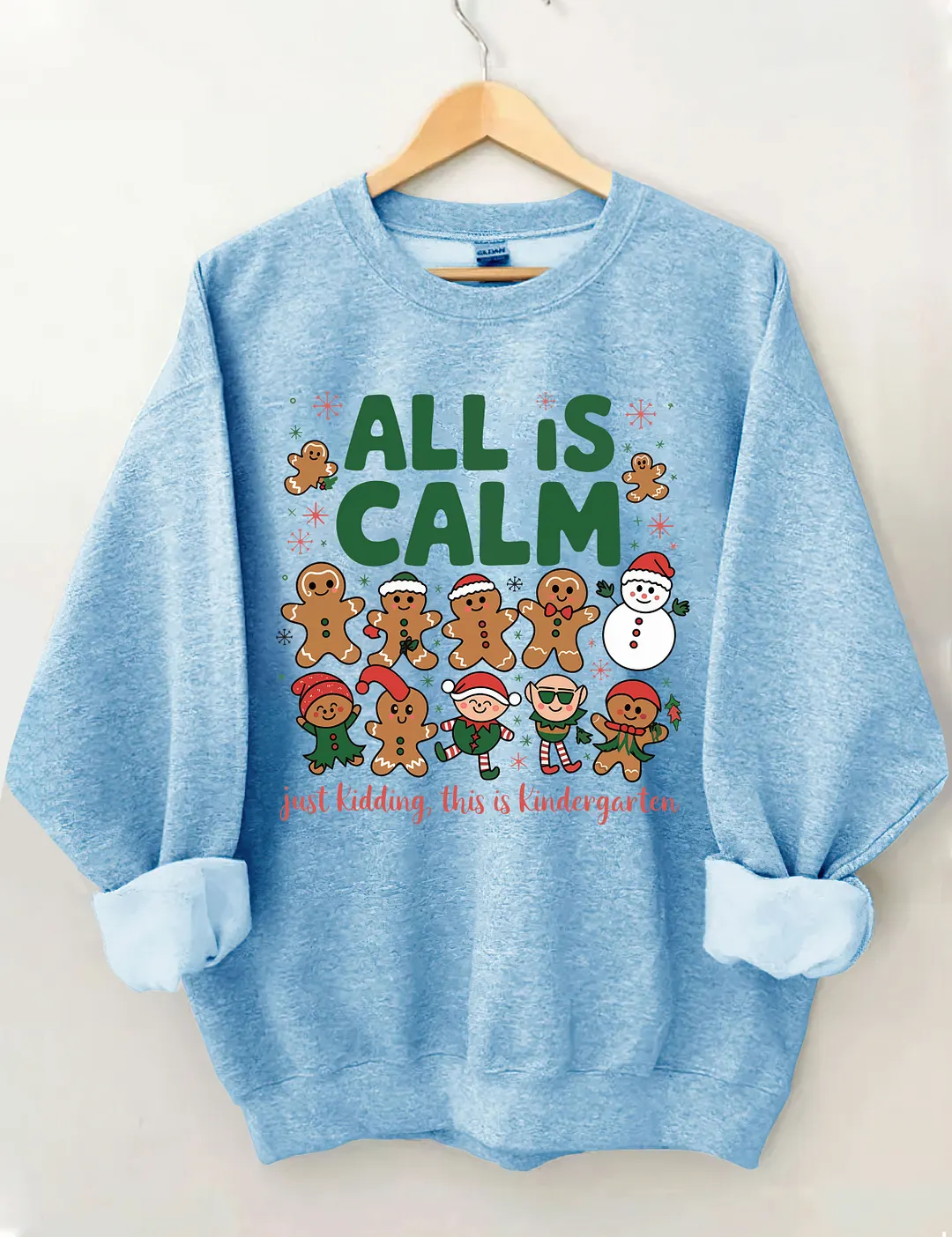 Kindergarten Teacher Christmas Sweatshirt