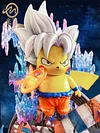 Ultra Instinct Son Goku Cosplay Pikachu - Pokemon Dragon Ball Resin Statue - MIRO Studios