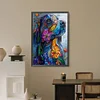 Diamond Painting -DIY Round Drill Flower Dog(40x60cm)