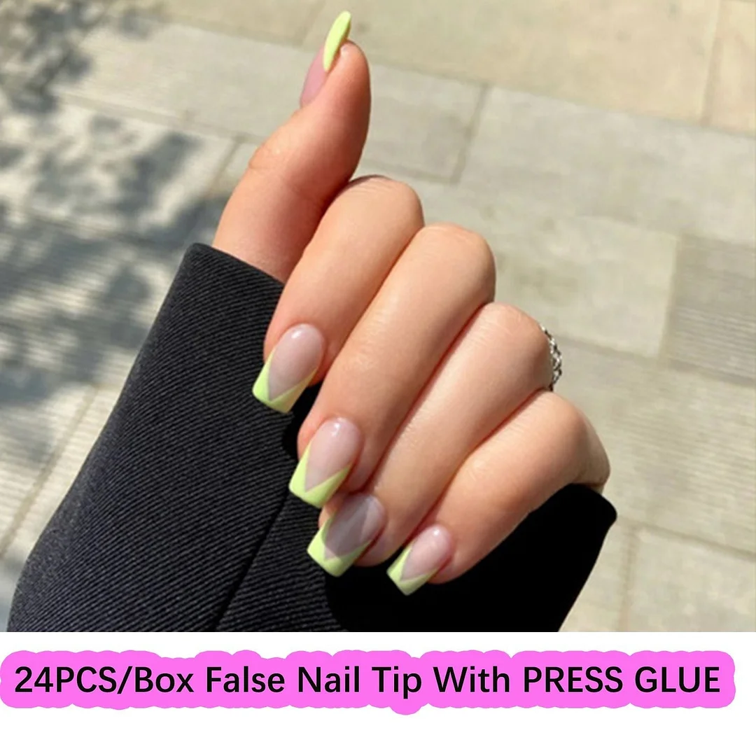 24pcs Detachable Taro Mud Purple Pearl False Nails Wearable Fake Nails Full Cover Nail Tips press on nails fake nail with design 515-1-Nail Inspo