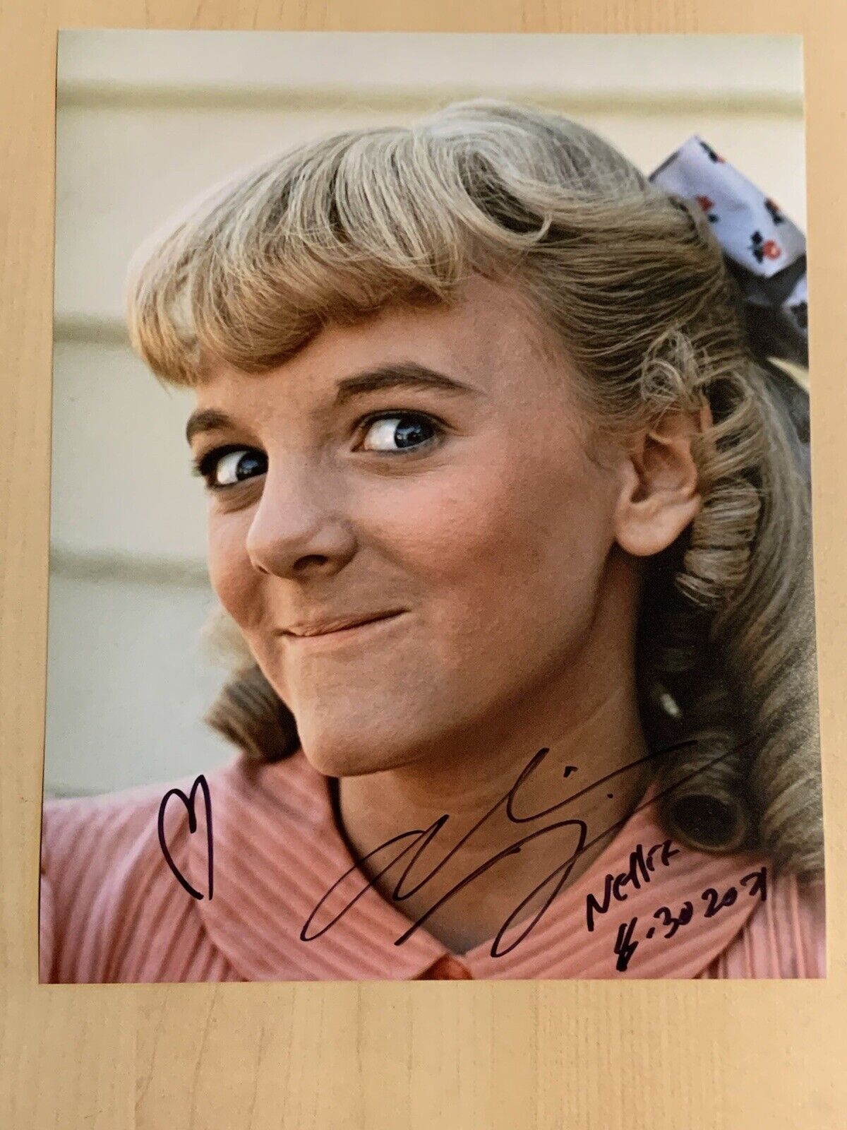 ALISON ARNGRIM SIGNED 8x10 Photo Poster painting AUTOGRAPHED LITTLE HOUSE ON THE PRAIRIE COA