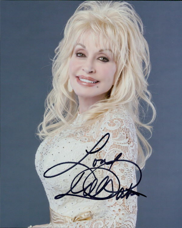 Dolly Parton signed 8x10 Photo Poster painting in-person