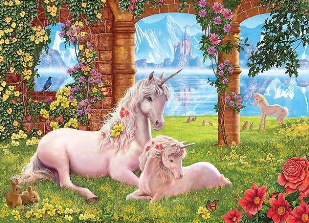 

Unicorns in Paradise – Paint By Numbers - 40*50CM, 501 Original