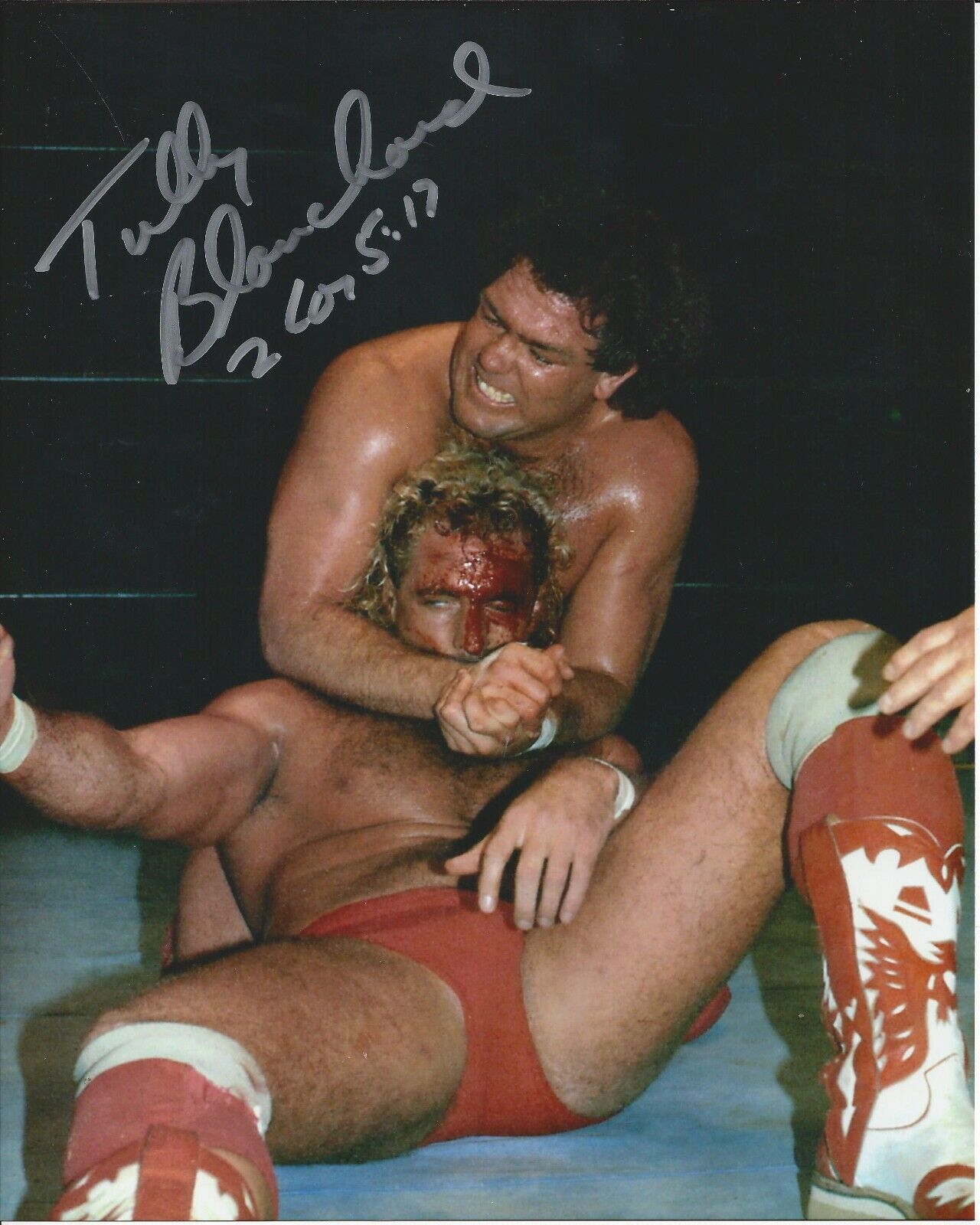 Tully Blanchard autographed 8x10 #3 WWF The Four Horsemen  Shipping