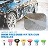 Metal Pressure Washer Nozzle Tips with Holder 5000 PSI (7 Holes Holder Nozzle)