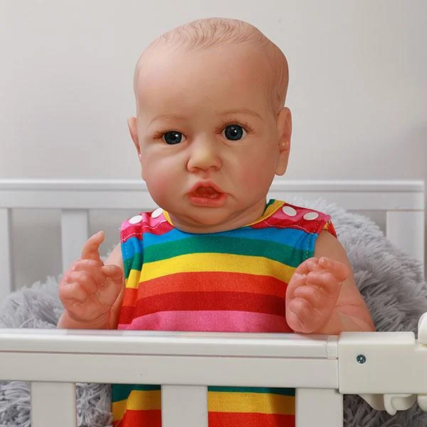 Reborn Baby Girl | 22'' Little Rainbow | Silicone Reborn Dolls Full Body | Reborn Shoppe - Reborn Shoppe