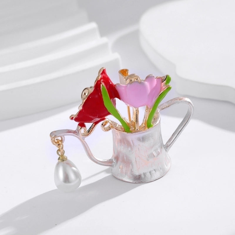 Casual Minimalist Cat Flower Strawberry Alloy Inlay Rhinestones Unisex Brooches