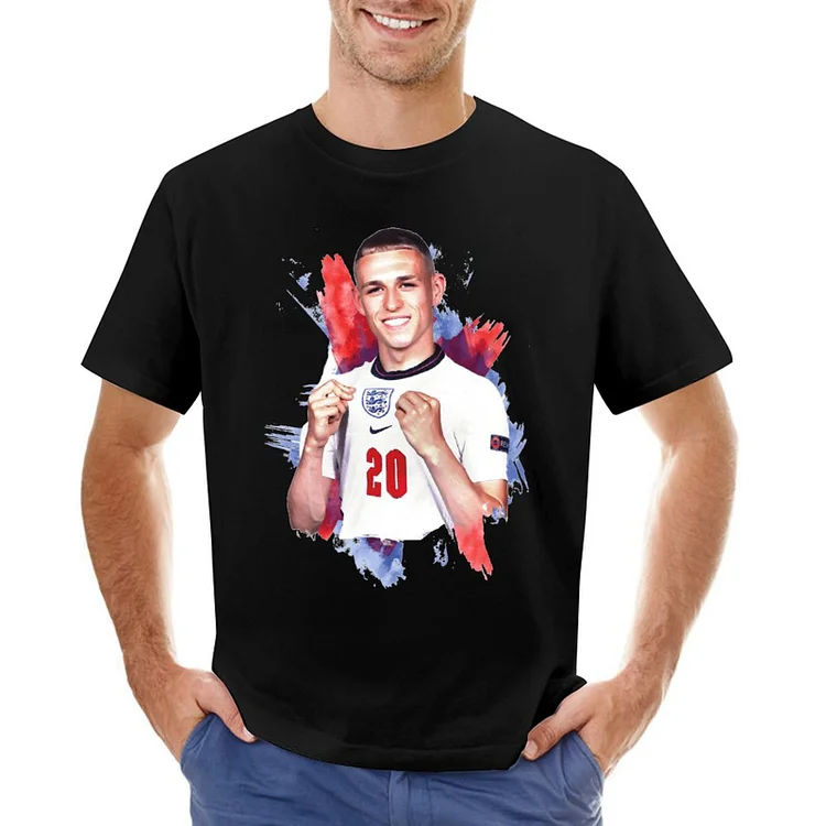 Phil Foden Watercolor Art Soccer Culture Tee