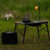 IGT One Unit Tea Tray Large Capacity Camping Storage Tea Tray for Hiking Fishing