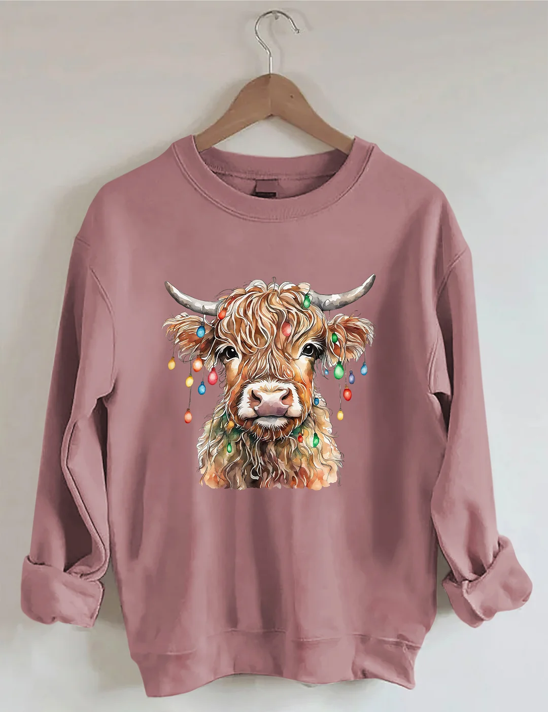 Christmas Cow Sweatshirt