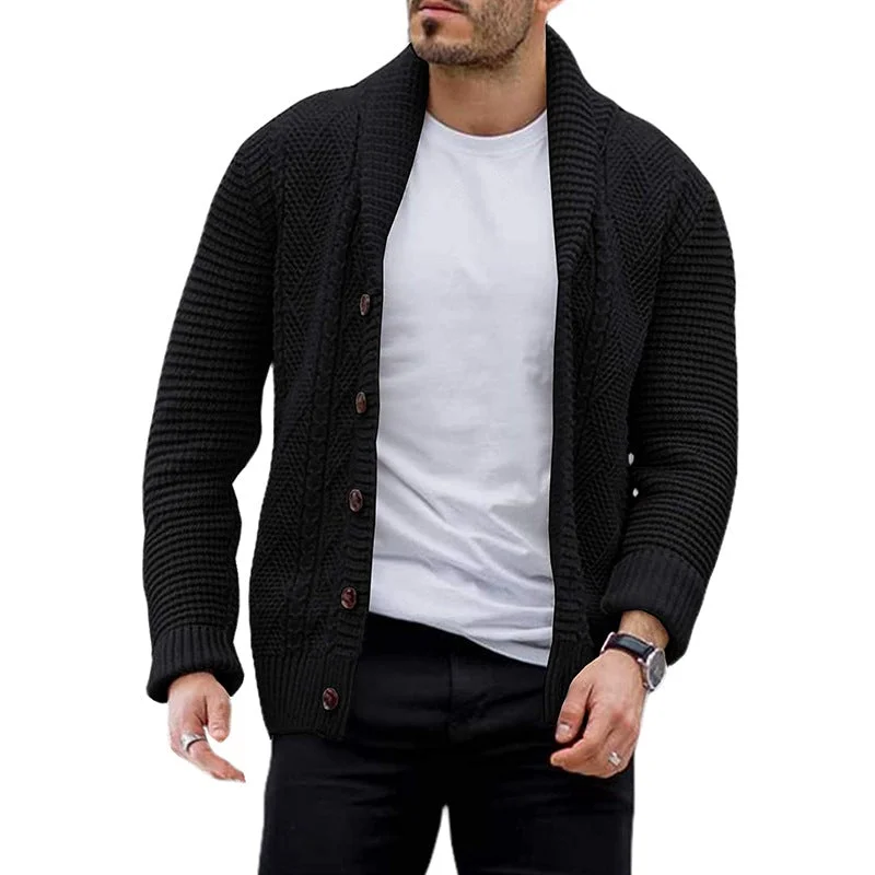 Men's Cardigan Single-Breasted Sweater Men's Wear