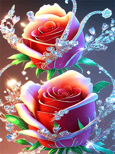 Diamond Painting - Full Round/Square Drill - Rose (30*40 - 50*60cm)