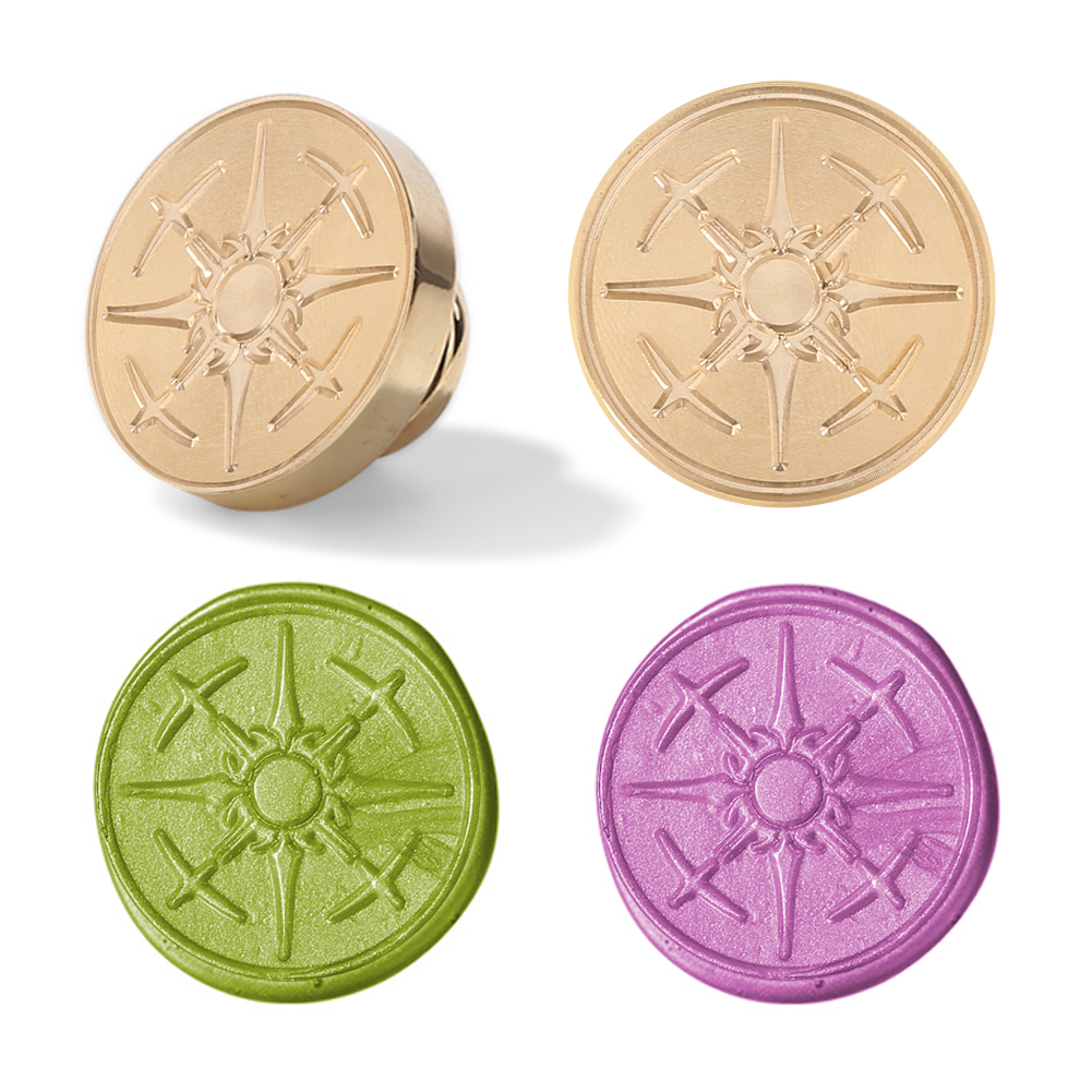 

30MM Time Is Gold Sealing Wax Stamp Head, 501 Original