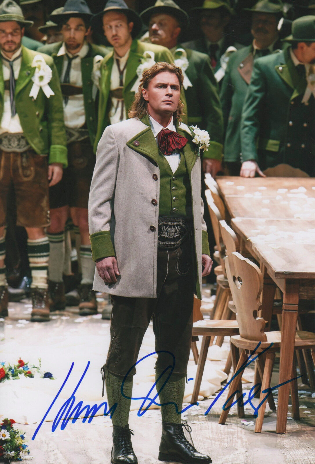 Klaus Florian Vogt Opera signed 8x12 inch Photo Poster painting autograph