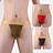 Sellsworld 3pcs Mens Sexy Thong Panties Low-Waisted Mesh Jock Strap G-Strings Brief Man T-Back Open Butt Lingerie Elasticity Gay Underwear