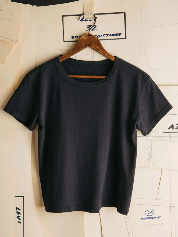 Solid Color All-match 100% Cotton Women's Short-sleeved tjj Shicloths