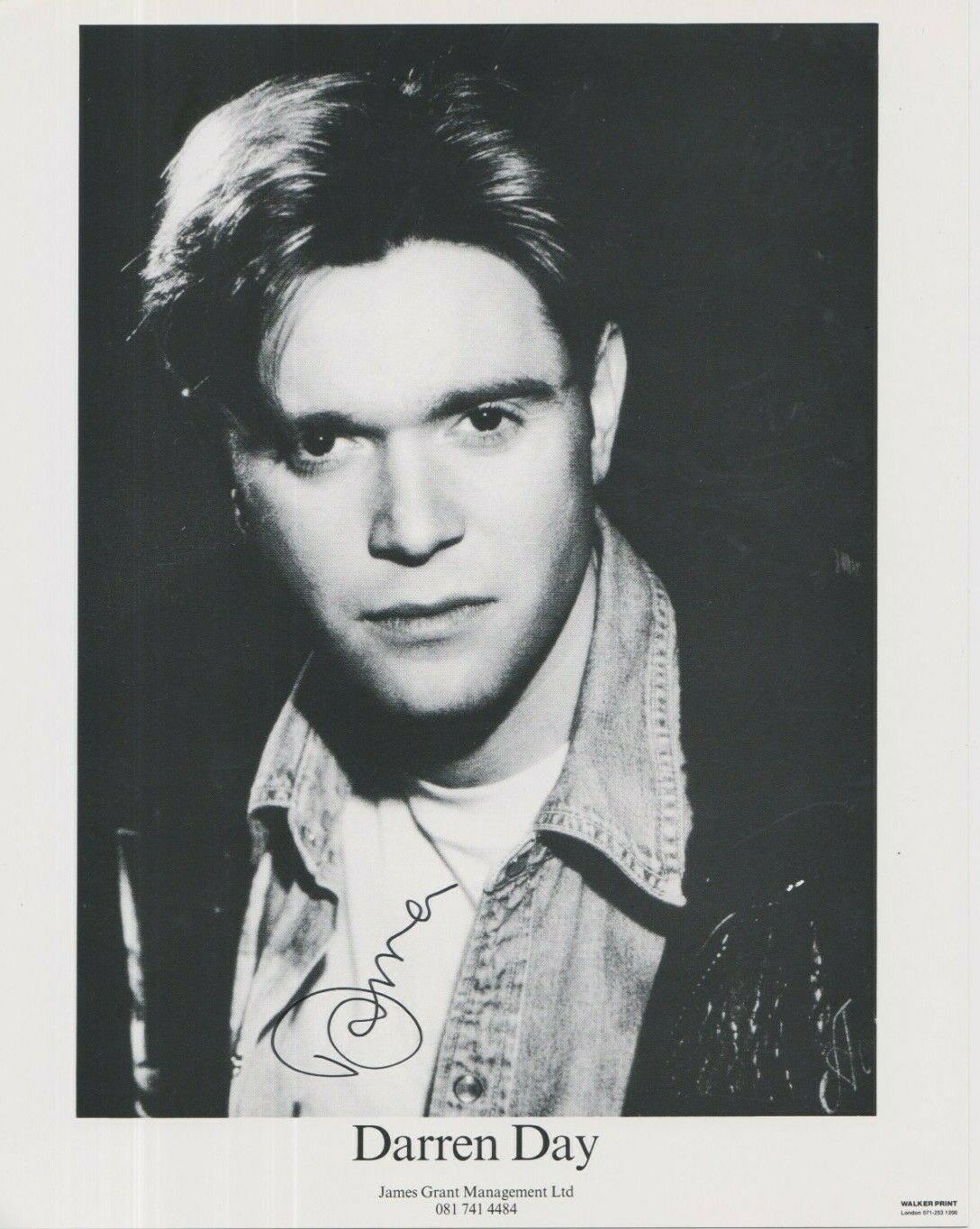 Darren Day **HAND SIGNED** 10x8 Photo Poster painting ~ AUTOGGRAPHED