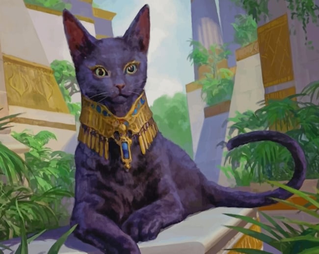 

Egyptian Black Cat – Paint By Numbers - 40*50CM, 501 Original