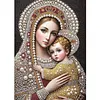 Virgin Mary Special Shaped 5D DIY Partial Drill Diamond Pearl Painting Kit for Adults Beginners Home Decor Pearl Diamond Dots Gem Art Craft Pearl Diamond Dots Painting 11.81x15.75inch