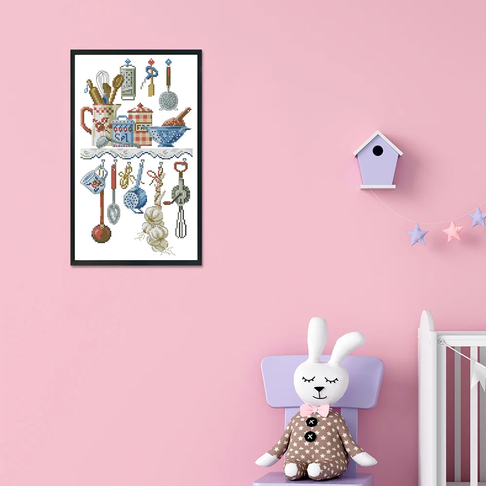 11ct Stamped Cross Stitch - Dolphin(50*40cm)