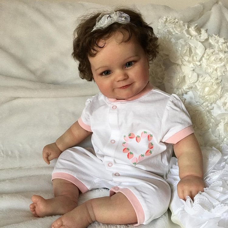 [Heartbeat Dolls]20" Realistic Soft Handmade Reborn Toddler Baby Dolls Named Laura Minibabydolls® Minibabydolls®