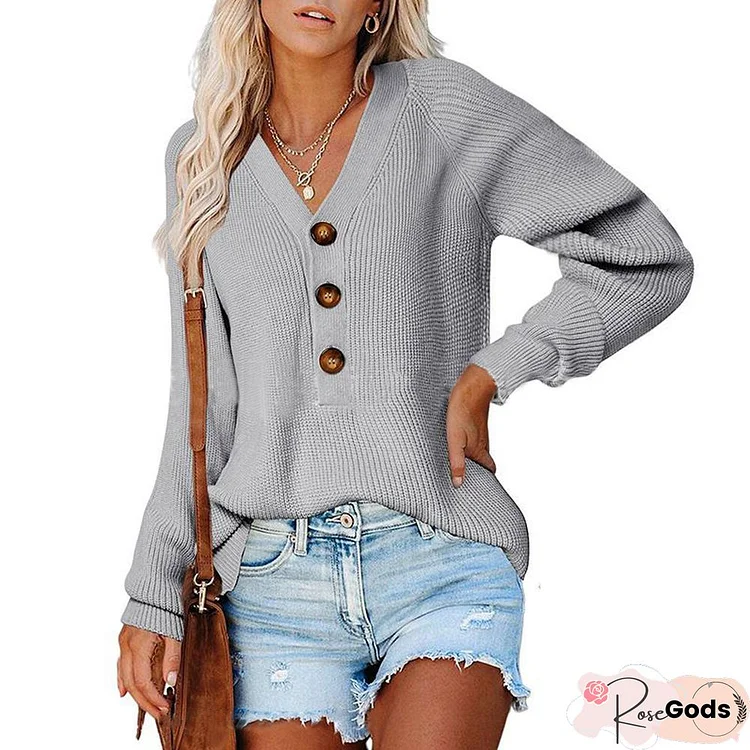 Women Beige Plain Cotton-Blend Casual sweater