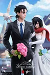 Dream Wedding of Eren Yeager & Mikasa Ackerman - Attack On Titan Resin Statue - LC-Studios