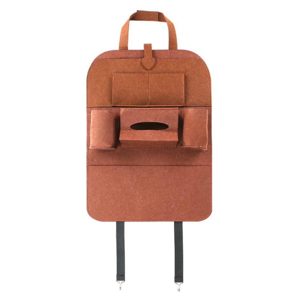 

Multi-Pocket Car Back Seat Storage Bag Backrest Organizer (Light Coffee), 501 Original
