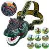 LED Dinosaur  Headlight 90 Rotation  for Kids Ages 3+ (English Version)