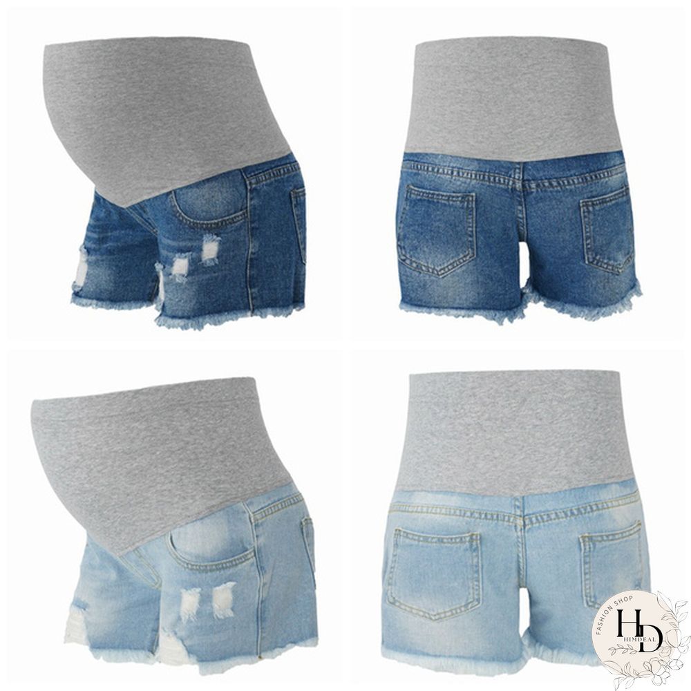 Pregnant women's Denim Shorts Summer Pregnant Casual Short For Women Pregnacy Shorts