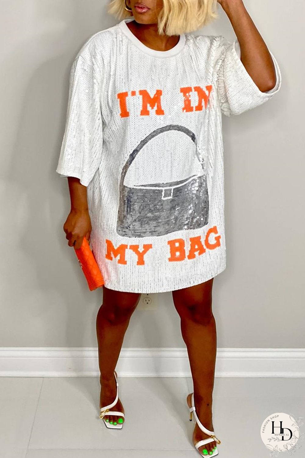 Black Casual Patchwork Sequins Regular Sleeve O Neck Dresses