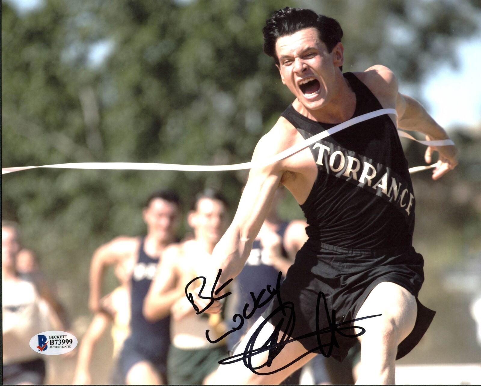 Jack O'Connell Unbroken Authentic Signed 8X10 Photo Poster painting Autographed BAS #B73999