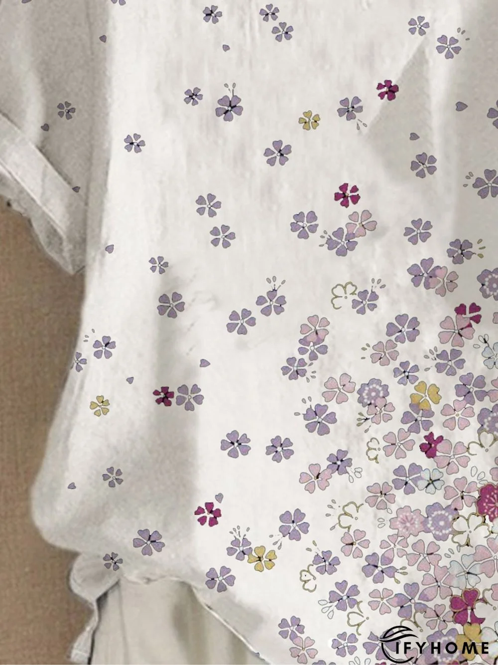 Casual Short Sleeve Crew Neck Tops | IFYHOME