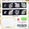 6Pcs plume-bricolage carte de voeux