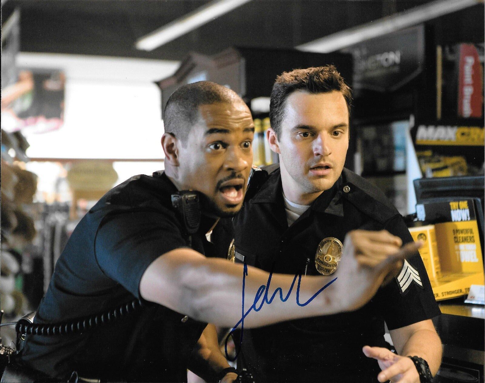 GFA Let's Be Cops * JAKE JOHNSON * Signed 8x10 Photo Poster painting AD2 PROOF COA