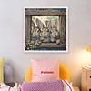 Frame Rabbit-11CT Stamped Cross Stitch 40*40cm tapestrymarket