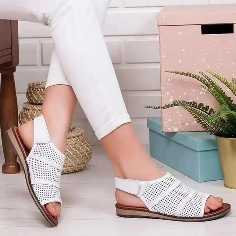 summer Outdoor beach gladiator sandals women's retro shoes wedges platform casual comfortbale ladies sandals hallow out