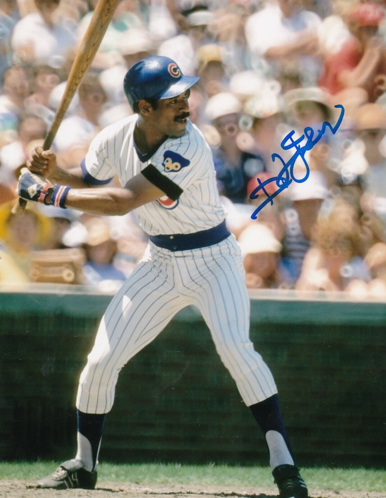 IVAN DEJESUS CHICAGO CUBS ACTION SIGNED 8x10