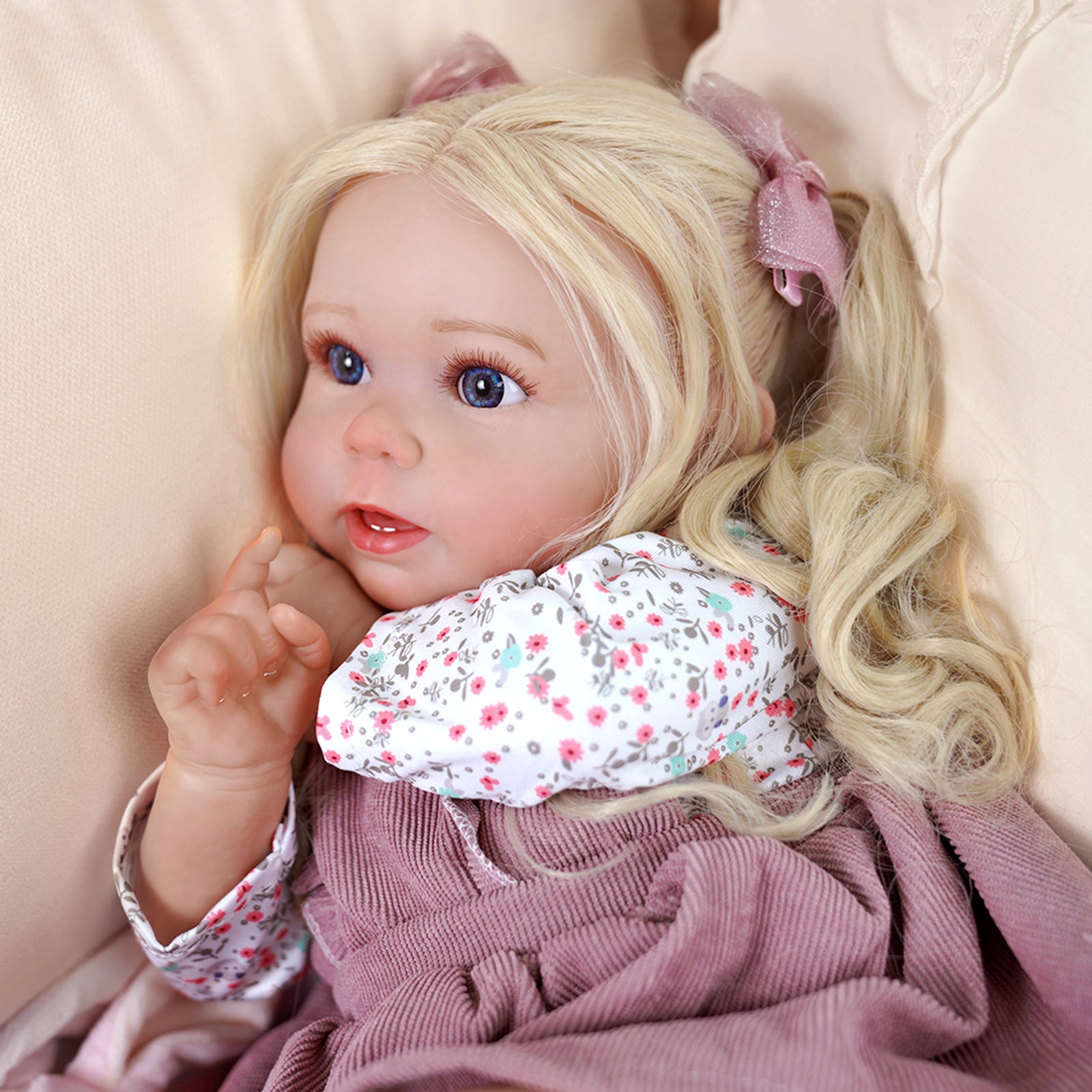 20'' Reborn Toddler Baby Girls Doll Real Lifelike Awake Realistic ...