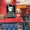 Did You Touch My Drum Set - Vintage Metal Signs(12*16Inch) - Music