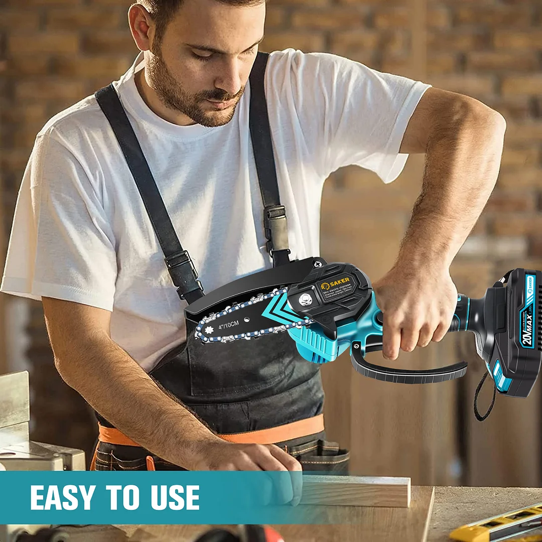 SAKER® Mini Chainsaw 4 Inch