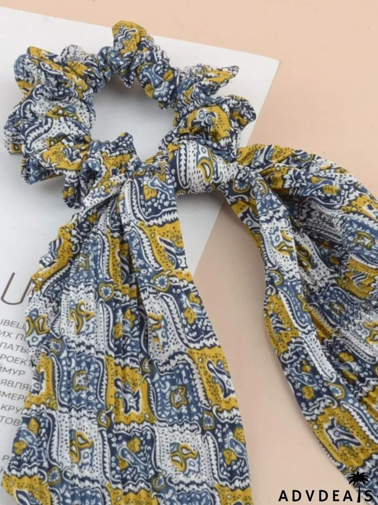 Allover Graphic Hair Tie