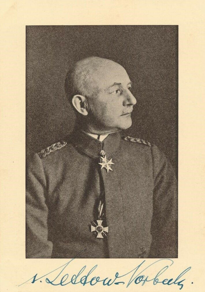 PAUL VON LETTOW-VORBECK Signed Photo Poster paintinggraph - WW1 Prussian Army General - preprint