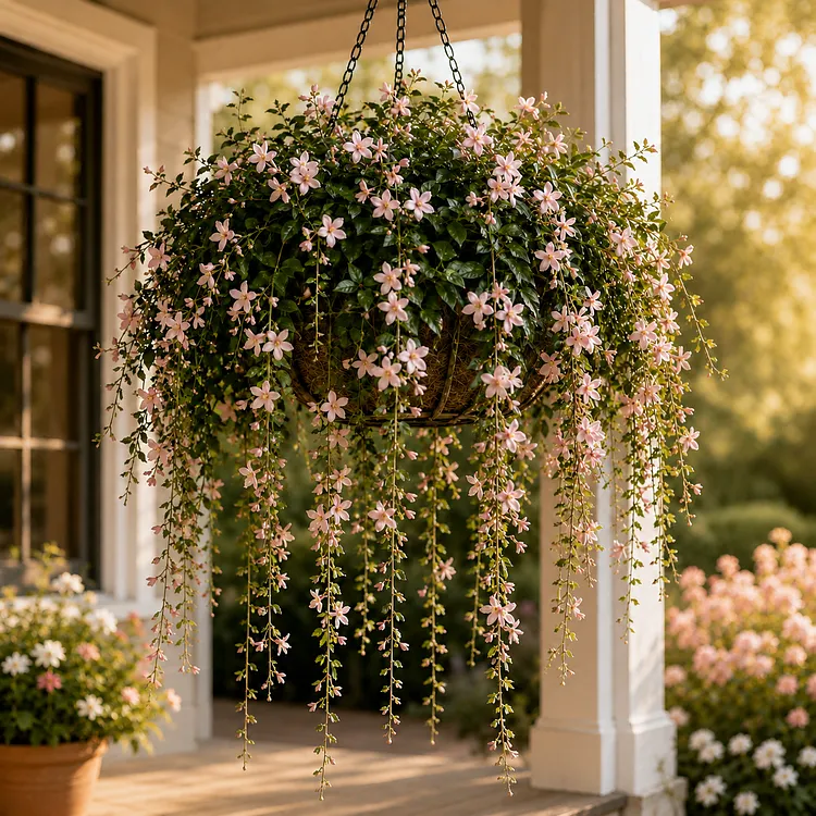 Star Flower&trade; Flower Basket &mdash;&mdash;A romantic cascade of pink flowers, perfect for hanging flower baskets.