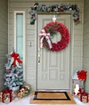 🔥Last Day 49% OFF🎄Red Berry Ruffled Burlap Christmas Wreath🎄-mysite-Adracos