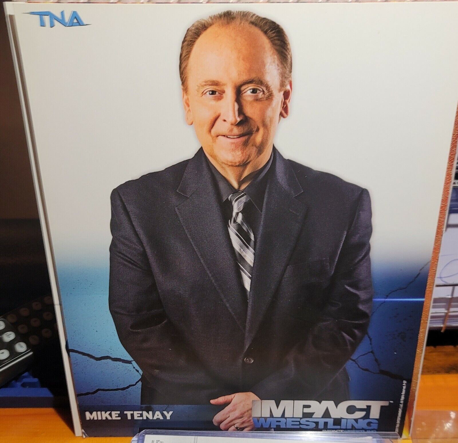 Mike Tenay TNA Impact official original 8x10 wwe wwf promo Photo Poster painting