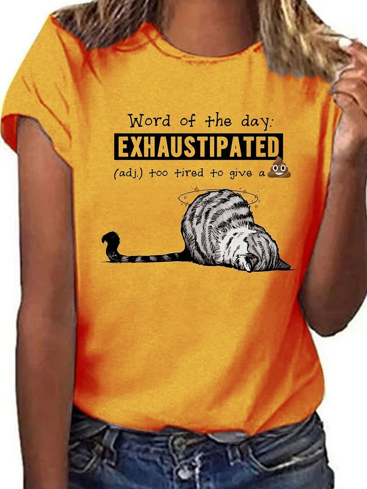 Bestdealfriday Cat Graphic Tee 10731711