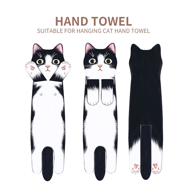 Minimalist Classic Style Cat Superfine Fiber Towels